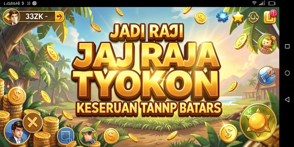 Tampilan gameplay seru dalam 33ZK, merasakan pengalaman sebagai pengusaha.