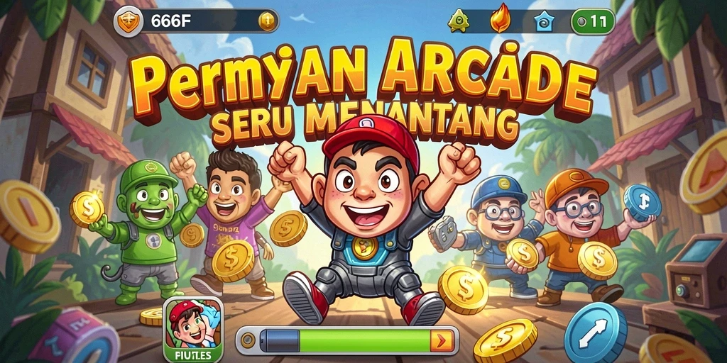 Tampilan gameplay 666F yang penuh tantangan dan keseruan.