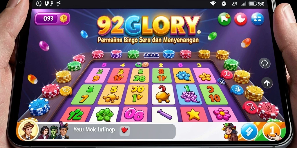 Tangkapan layar gameplay Bingo yang mengasyikkan di 92GLORY.
