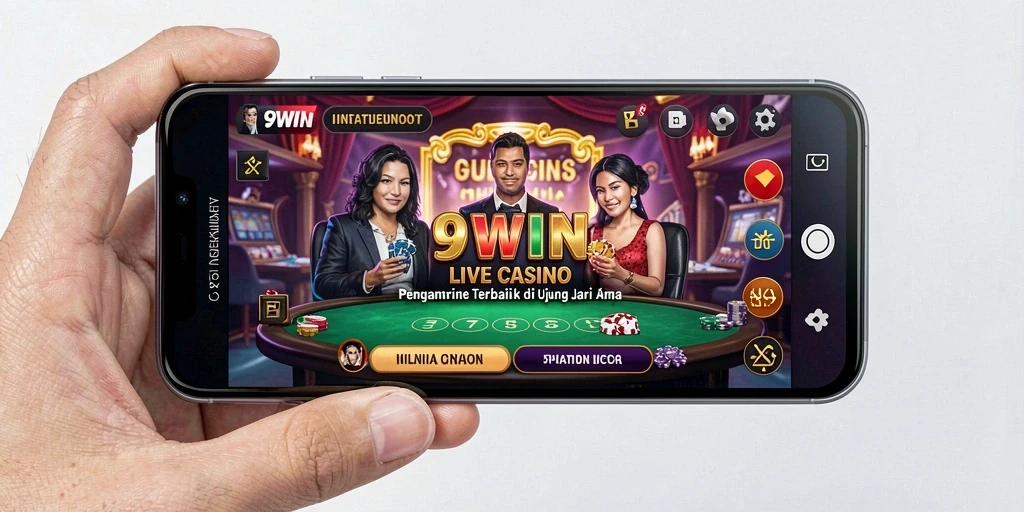 Tampilan gameplay langsung yang menarik dalam aplikasi Live Casino 9WIN.