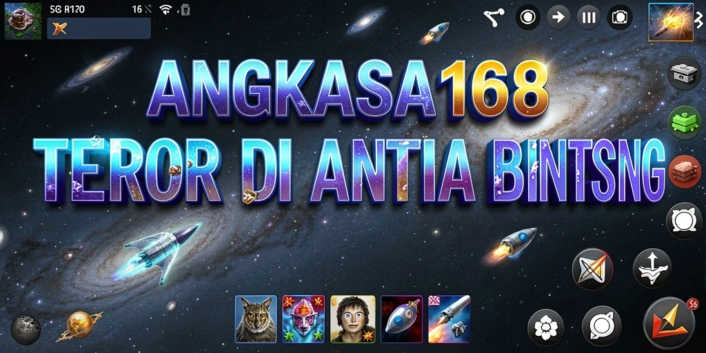 Tangkapan layar momen menakutkan dalam gameplay ANGKASA168 di luar angkasa.