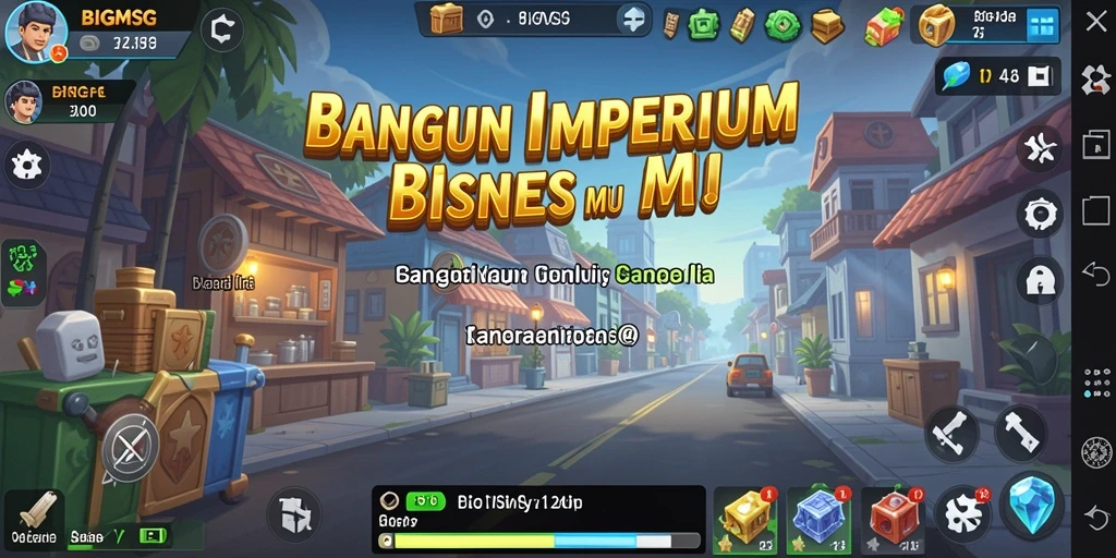 Tampilan gameplay BIGMSG yang seru dan menarik.