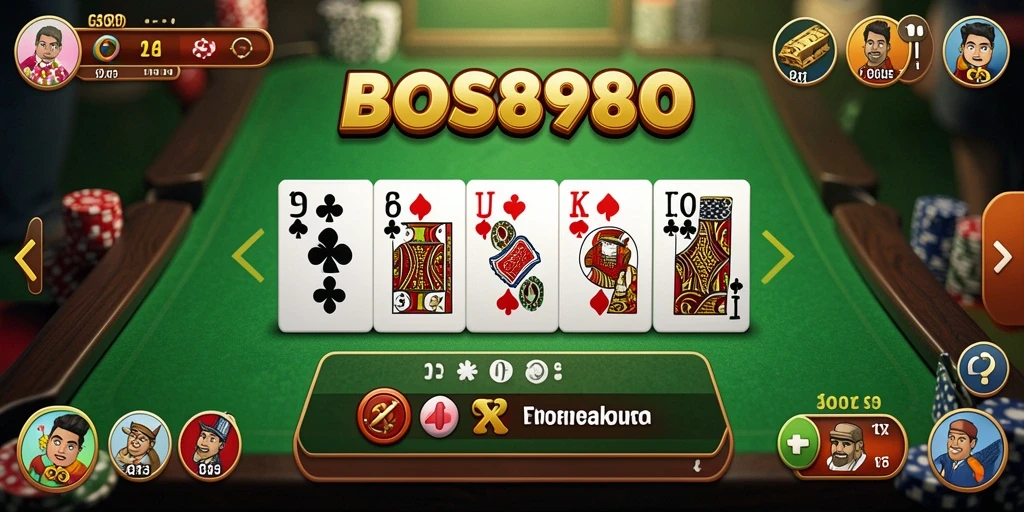 Tangkapan layar dari gameplay seru BOS898 yang menggambarkan suasana permainan domino.
