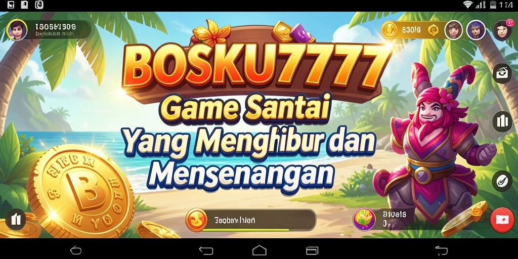 Tampilan gameplay BOSKU777 yang seru dan menantang.
