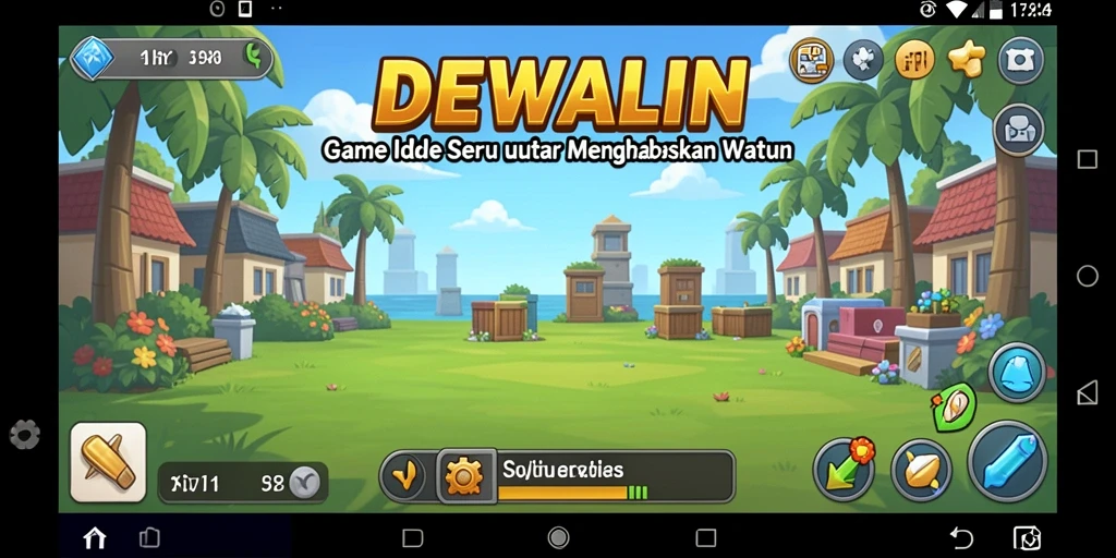 Tampilan gameplay DEWALIN yang menawan dan adiktif.
