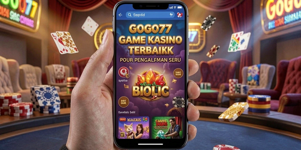 Screenshot utama GOGO77 menampilkan gameplay Kasino yang menarik.