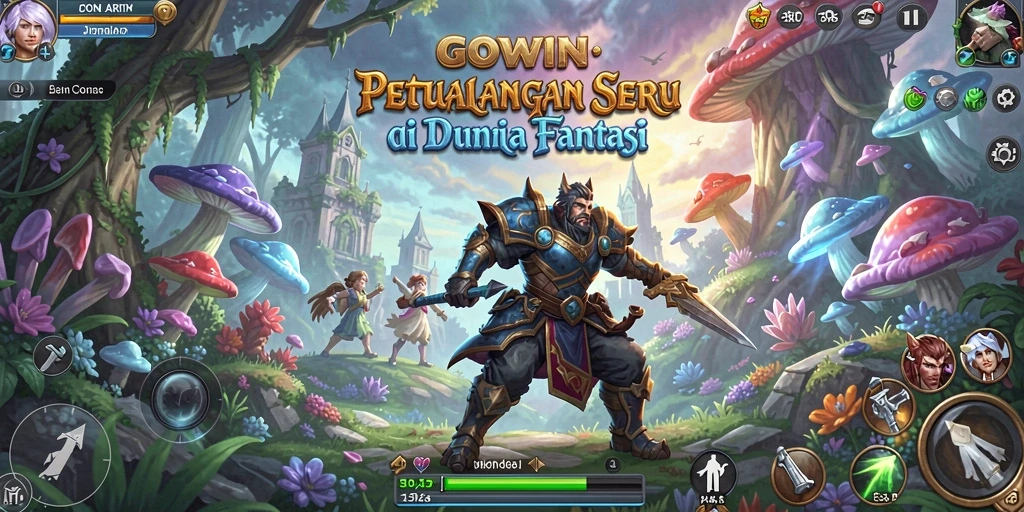 Tampilan gameplay GOWIN yang mengasyikkan dan penuh tantangan.