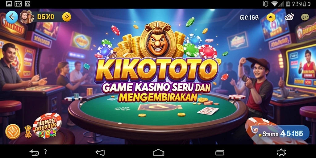 Tampilan seru gameplay KIKOTOTO dalam permainan Kasino.
