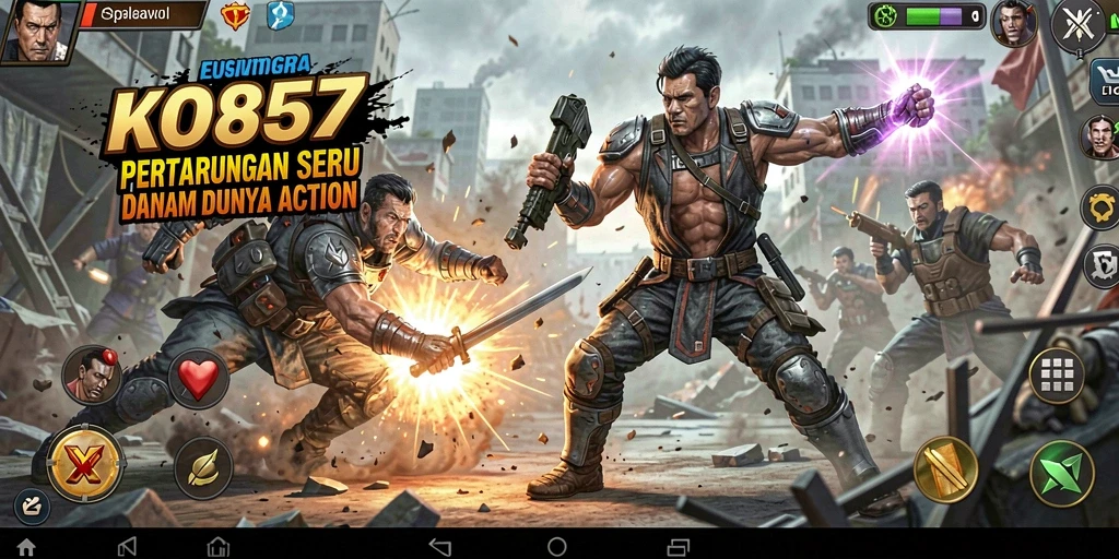 Gameplay seru KO857 dengan pertarungan yang menegangkan.