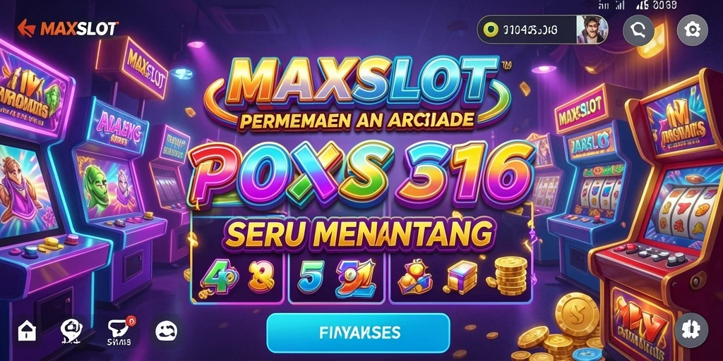 Screenshot <strong>MAXSLOT</strong> menampilkan gameplay slot yang dinamis dan menarik.