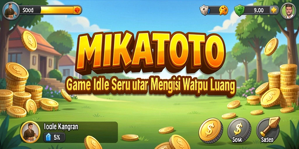 Tangkapan layar MIKATOTO menampilkan gameplay idle yang mengasyikkan.