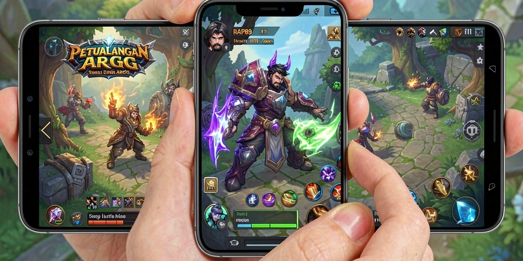 Tampilan gameplay menarik dari RAP89 dengan aksi ARPG yang seru.