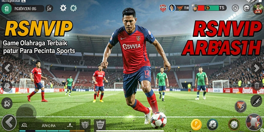 Gameplay seru RSNVIP dengan berbagai mode olahraga.