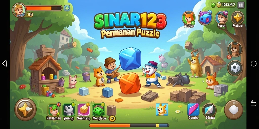 Tampilan gameplay yang menarik dan penuh tantangan dari SINAR123.