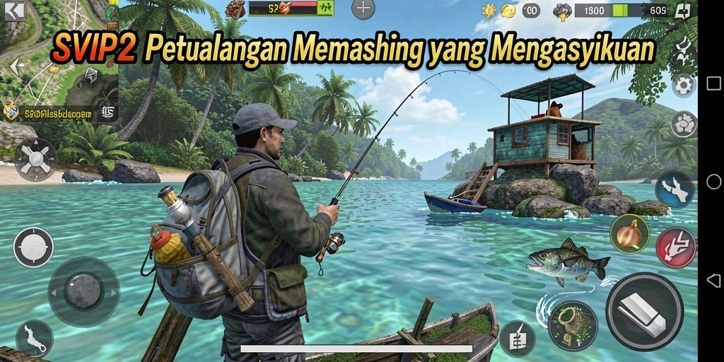 Gameplay memancing yang seru dan menawan di SVIP2.