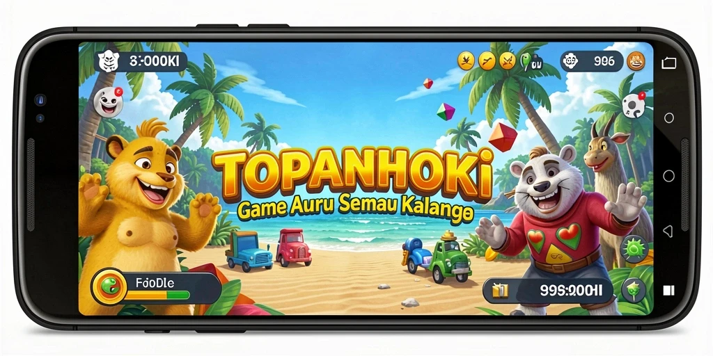 Screenshot gameplay TOPANHOKI yang menampilkan keseruan bermain.