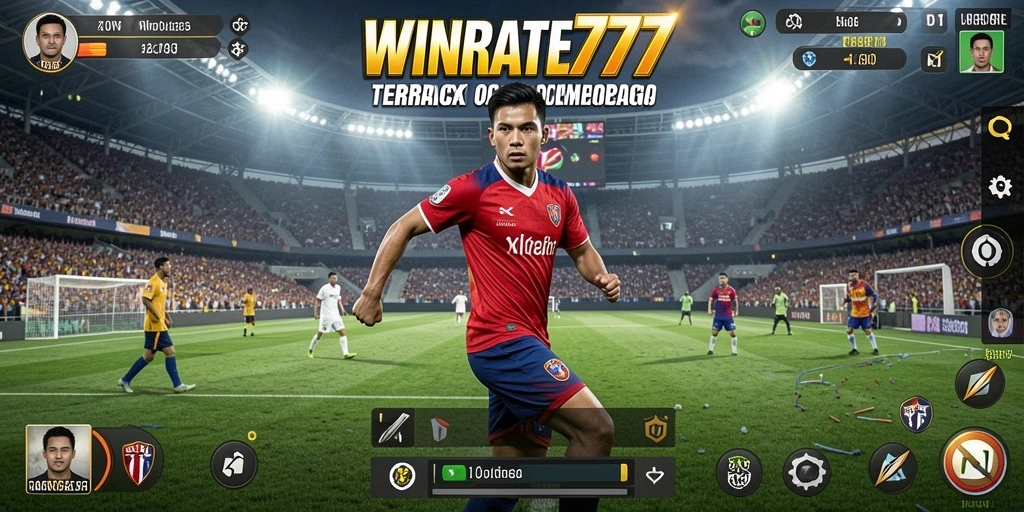 Tampilan gameplay WINRATE777 yang dinamis dan menarik saat pertandingan.