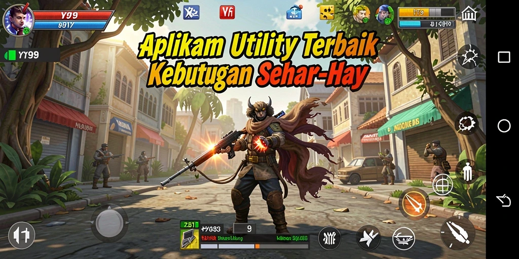 Tampilan antarmuka utama Y89 yang membantu pengelolaan Utility.