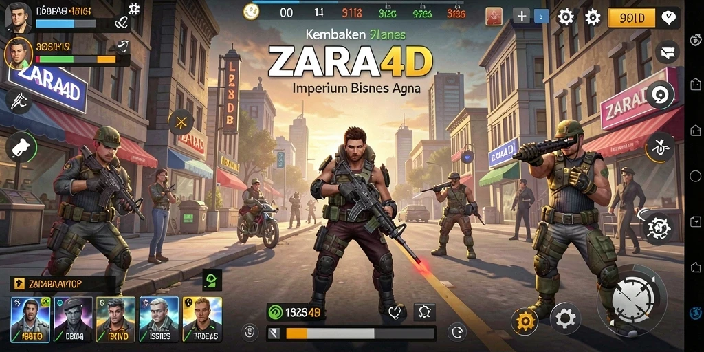 Tampilan gameplay ZARA4D yang mendebarkan dengan berbagai strategi bisnis.